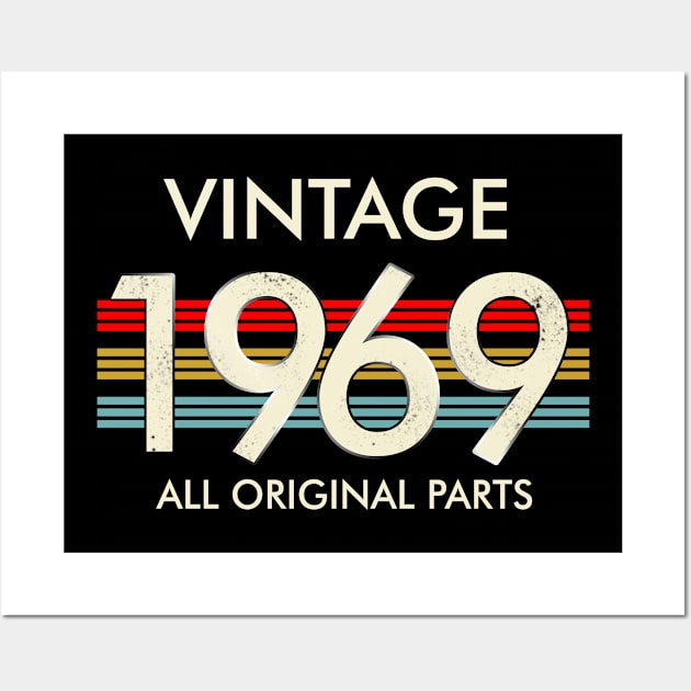 Vintage 1969 All Original Parts Wall Art by Vladis